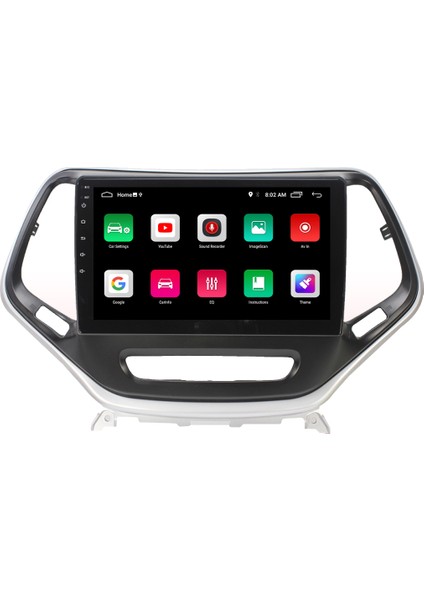 Jeep Cherokee Android 11 Carplay Multimedya Ekran Teyp 2GB+16GB