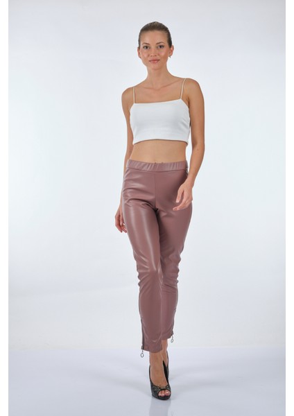 Minimalist Deri Tayt - Günlük & Gece - Slim Fit