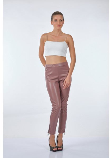 Minimalist Deri Tayt - Günlük & Gece - Slim Fit fiyatları