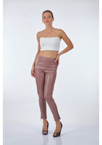 Minimalist Deri Tayt - Günlük & Gece - Slim Fit modelleri