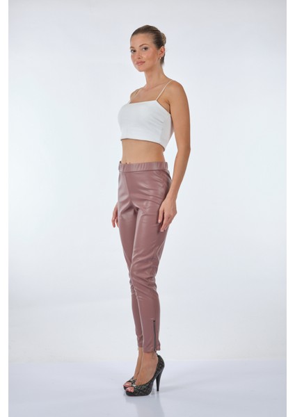 Minimalist Deri Tayt - Günlük & Gece - Slim Fit fırsatları