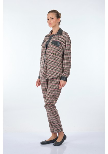 Oversize Gömlek Yaka Pantolon Takım - Minimalist Günlük Tarz fırsatları
