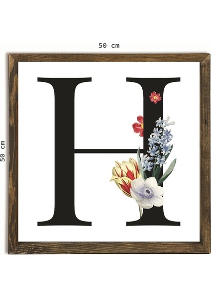 Masif Çerçeveli S Harfi Baskılı Sanatsal Tablo modelleri