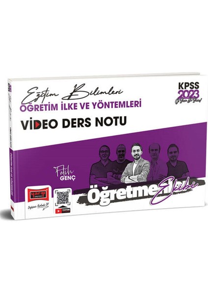 Yargı Yayınları KPSS 2023 Eğitim Bilimleri Video Ders Notları 100 Sayfa Öğretmen Ekibi Tarafından Hazırlanmıştır