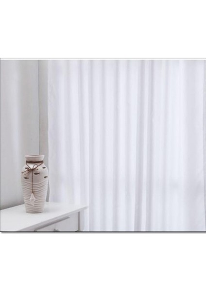 ABM Dekor Krem Saten Güneşlik Perde P17843S7680