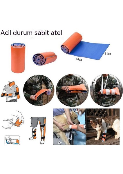 Taktik Paket Açık Kamp Dağcılık Çok Fonksiyonlu Ilk Yardım Hayatta Kalma Kiti Cat Döner Bandaj Seti