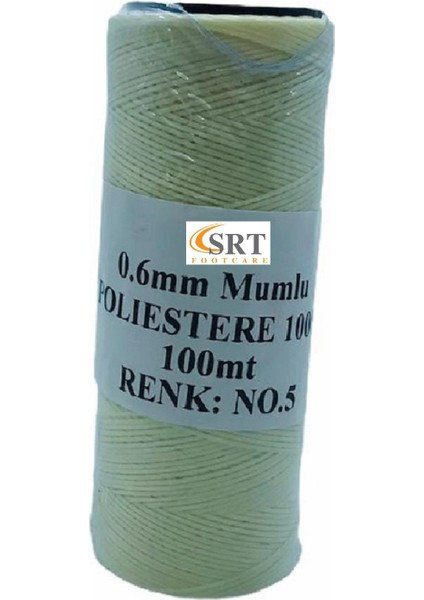 Sim Mumlu Iplik 0,6 mm 100MT (Leathercraft, Deri Hobi)