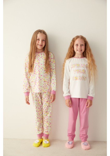 Çok Renkli G.spread 2li Pijama Takımı