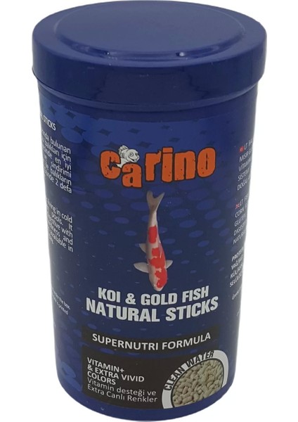 Koi & Goldfish Natural Sticks Koi ve Japon Balık Yemi 1000 ml