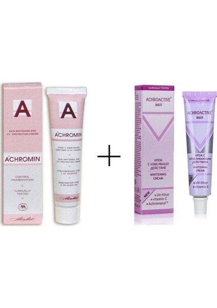 Achromin ve Achroactive Max Cilt Krem 1543 00022244469
