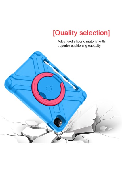 iPad Pro 11-Inch (2021) Için Tablet Kılıfı - Mavi / Pembe (Yurt Dışından) modelleri