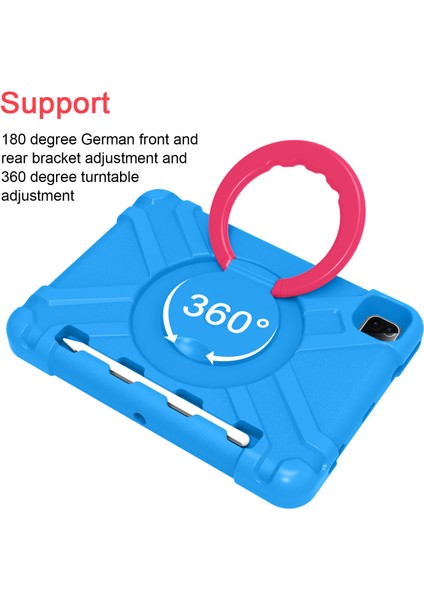 iPad Pro 11-Inch (2021) Için Tablet Kılıfı - Mavi / Pembe (Yurt Dışından) fırsatları