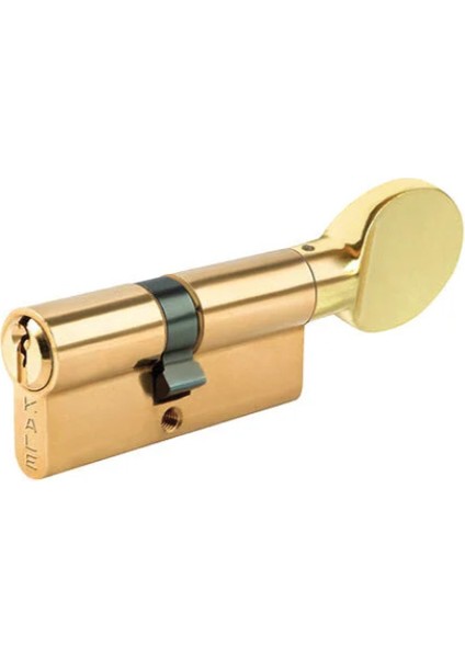 Kilit Standart Silindir Çelik Pimli Mandallı 68MM Sarı 164GMC00039 Nikel