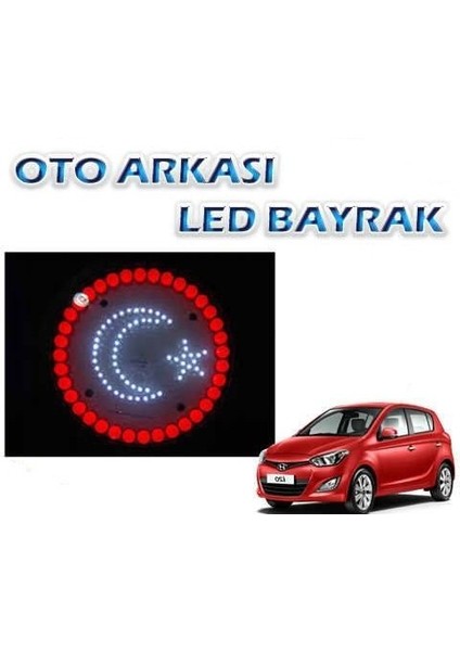 LED Işıklı Türk Bayrağı