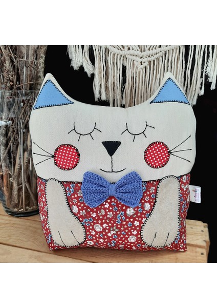 Kırmızı Kedi Kapı Ağırlığı