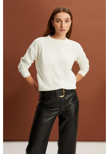 Bisiklet Yaka Triko Kazak (21-AGKZKB00) modelleri