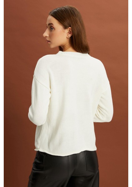 Bisiklet Yaka Triko Kazak (21-AGKZKB00) fırsatları