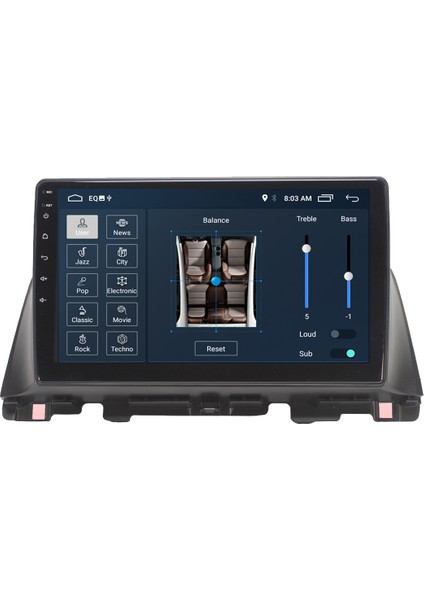 Kia K5 Android 11 Carplay Multimedya Ekran Teyp 2GB+16GB modelleri