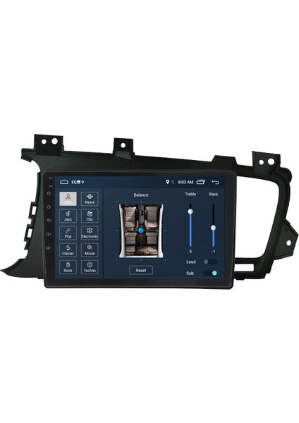 Kia Optima Android 11 Carplay Multimedya Ekran Teyp 2GB+16GB modelleri