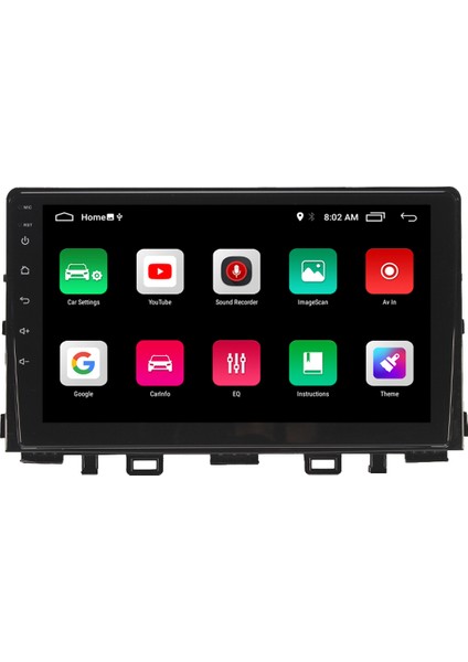 Kia Pıcanto Android 11 Carplay Multimedya Ekran Teyp 2GB+16GB