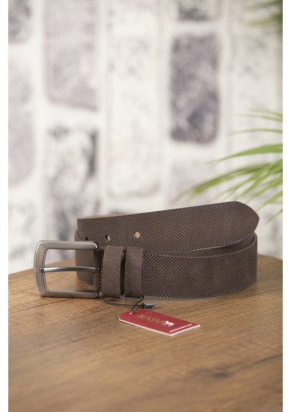 4 cm Kahve Nubuk Orijinal Deri Kemer fiyatları