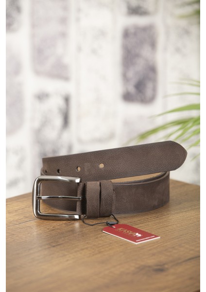 4 cm Kahve Nubuk Orijinal Deri Kemer fiyatları