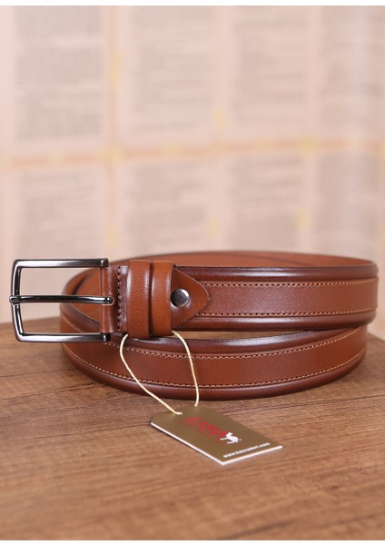 3.5 cm Fındık Desenli Deri Kemer fiyatları