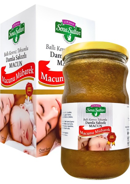 Ballı Kereviz Tohumlu Damla Sakızlı Macun 800 gr