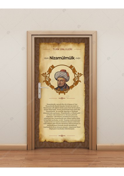 Nizamülmülk Kapı Giydirme 100X200 cm - Folyo