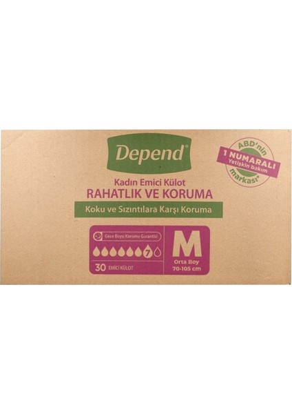 Emici Külot Hasta Bezi Medium - Orta Kadın 120 Adet (4pk*30) indirimleri