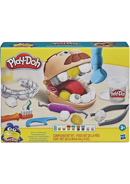 F1259 Play-Doh Dişçi Seti / +3 Yaş