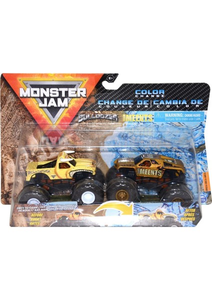 Spin Master SPIN-6044943 Monster Jam 1:64 2'li Araba Seti