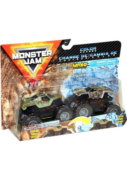 Spin Master SPIN-6044943 Monster Jam 1:64 2'li Araba Seti