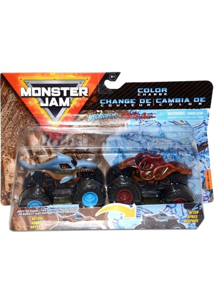 Spin Master SPIN-6044943 Monster Jam 1:64 2'li Araba Seti