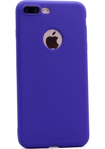 Apple iPhone 7 Plus Kılıf Premier Silikon Kılıf Mat Kılıf Mor
