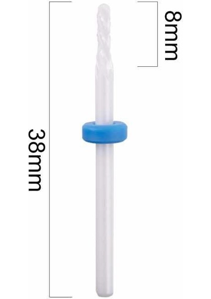 Seramik Freze Uç Törpü Makinesi Ucu Round Blue