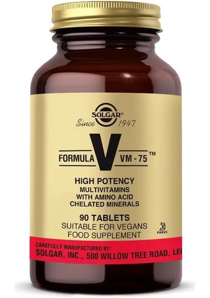 Formula Vm-75 Multivitamin Ve Mineral 90 Tablet