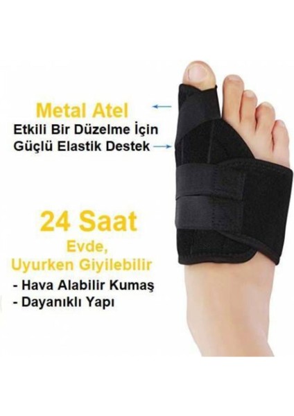 Medikal Ayak Başparmak Ateli Bunyon Kemik Koruyucu (Çift)