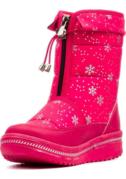 Kaymaz Taban Fermuarlı Kız Çocuk Suya Dayanıklı Kürklü Termal Kar Botu fiyatları