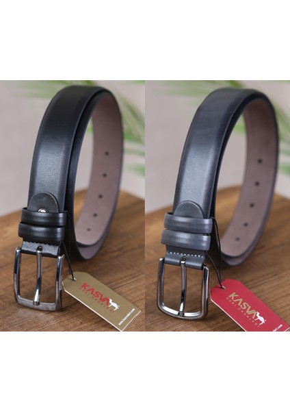 2 Adet 3.5 cm Suni Klasik Kemer