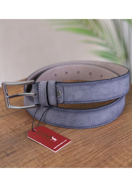 3.5 cm Gri Süet Suni Klasik Kemer fiyatları