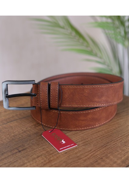 4.5 cm Fındık Düz Dikişli Suni Spor Kemer