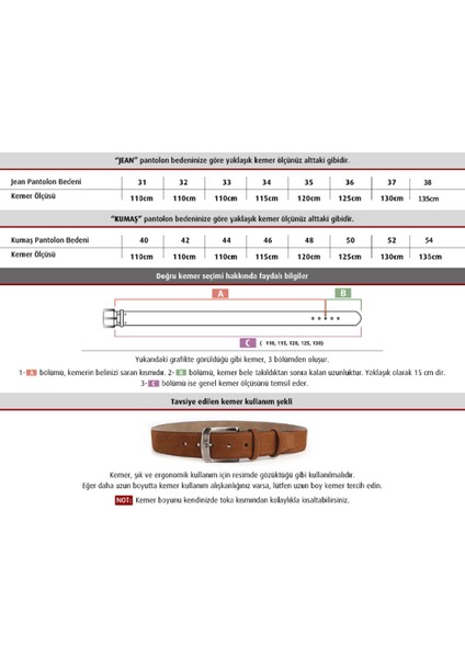 4 cm Yeşil Deri Spor Kemer