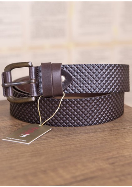 4 cm Kahve Deri Spor Kemer fiyatları