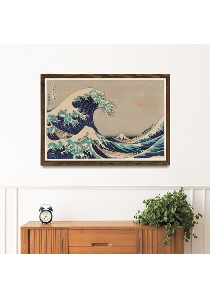 Masif Çerçeveli Baskılı Sanatsal Tablo