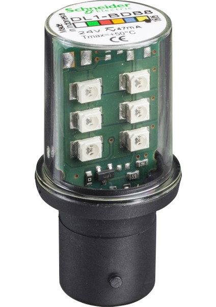 Schneider DL1BDB8 Sarı LED Ampul 24V Ac/dc