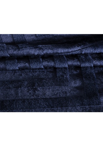 Clementine Vizon Emboss Çift Kişilik Battaniye - Lacivert modelleri