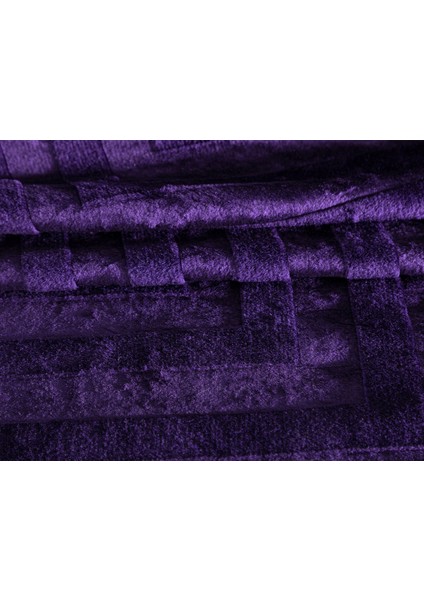 Clementine Vizon Emboss Çift Kişilik Battaniye - Mor modelleri