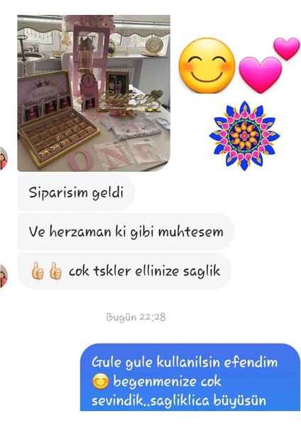 Karton Kutulu Isme Özel Bebek Çikolatası