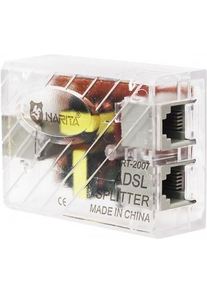 Çift Kömürlü / Korumalı Adsl Splitter - 10 Adet